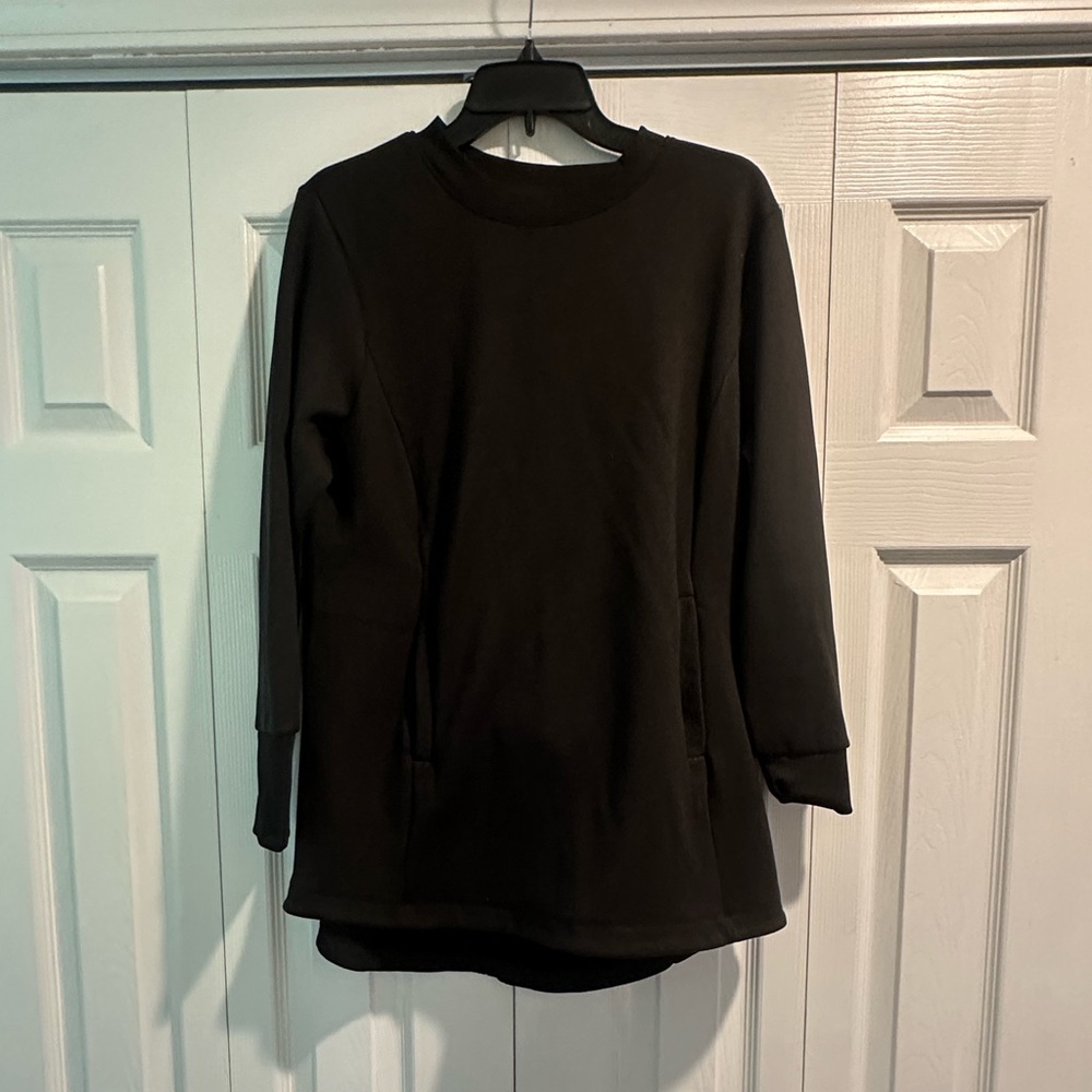 Swiss Alps Black Sweatshirt